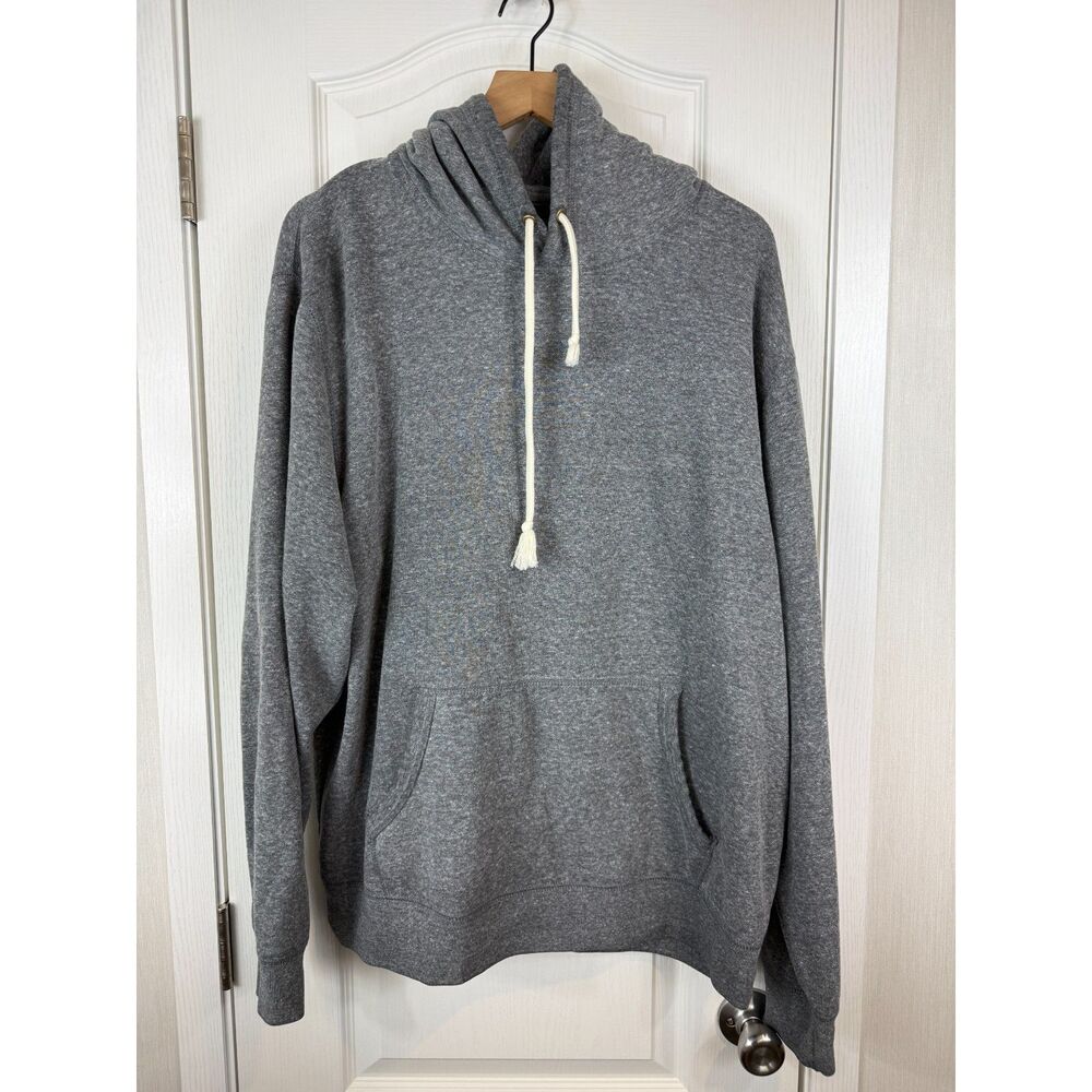 Old Navy Mens XL Gray Cowl Neck Pullover Hoodie Heather Sweatshirt Pocket
